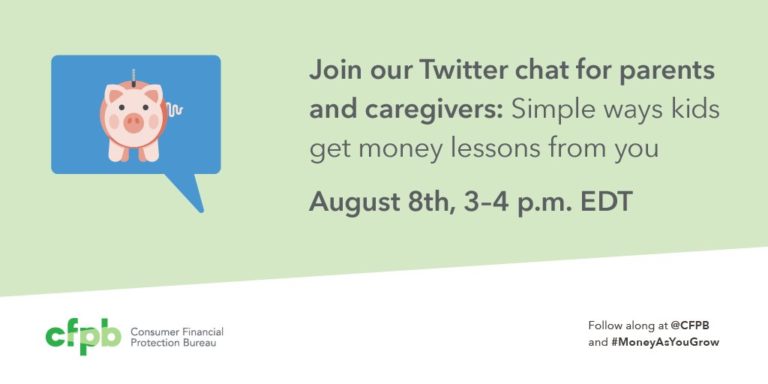 Kids learn about $$$ in simple & sometimes funny ways. Join our chat Aug. 8,…