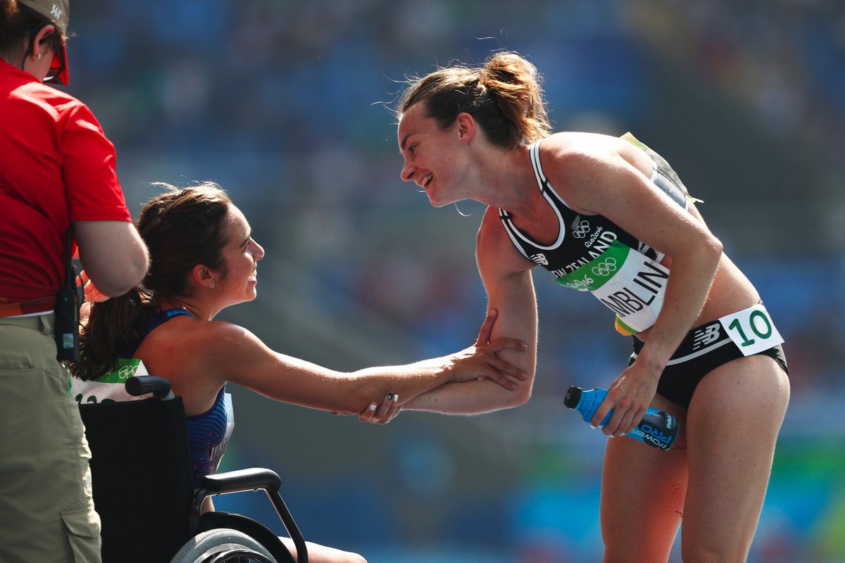 At the #Olympics, it’s not always about winning.
 .@abbey_dags @NikkiHamblin …