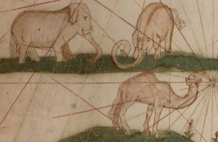 RT @LOCMaps: Happy #WorldElephantDay, #Maplovers! These two are from a portolan …