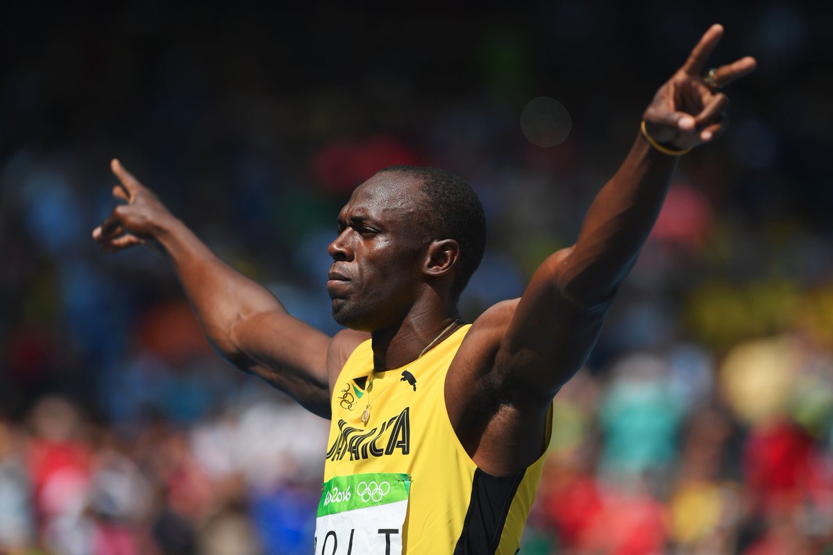 See you tomorrow! Usain Bolt has just qualified for the 200m final. #Athletics #…