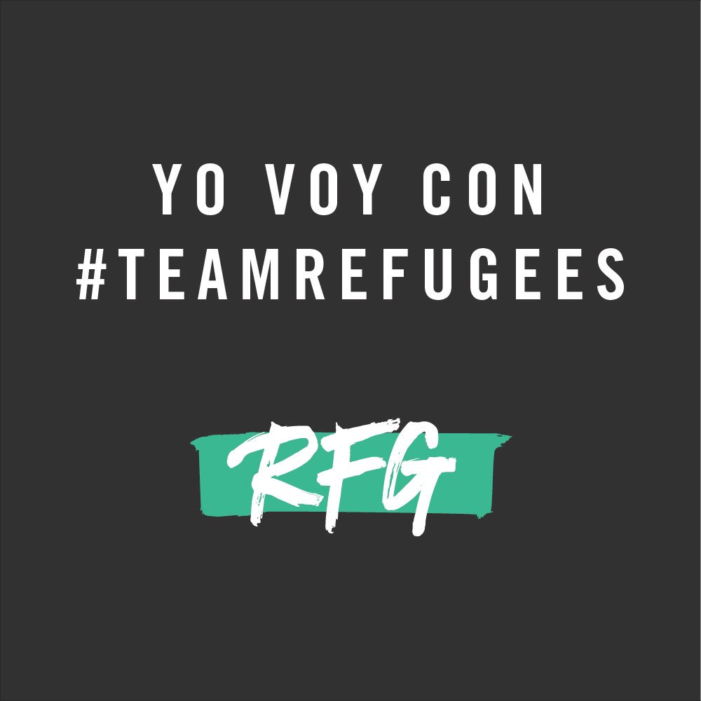 RT @SergioRamos: Seguimos apoyando al @TeamRefugees en #Rio2016. Su bandera es l…