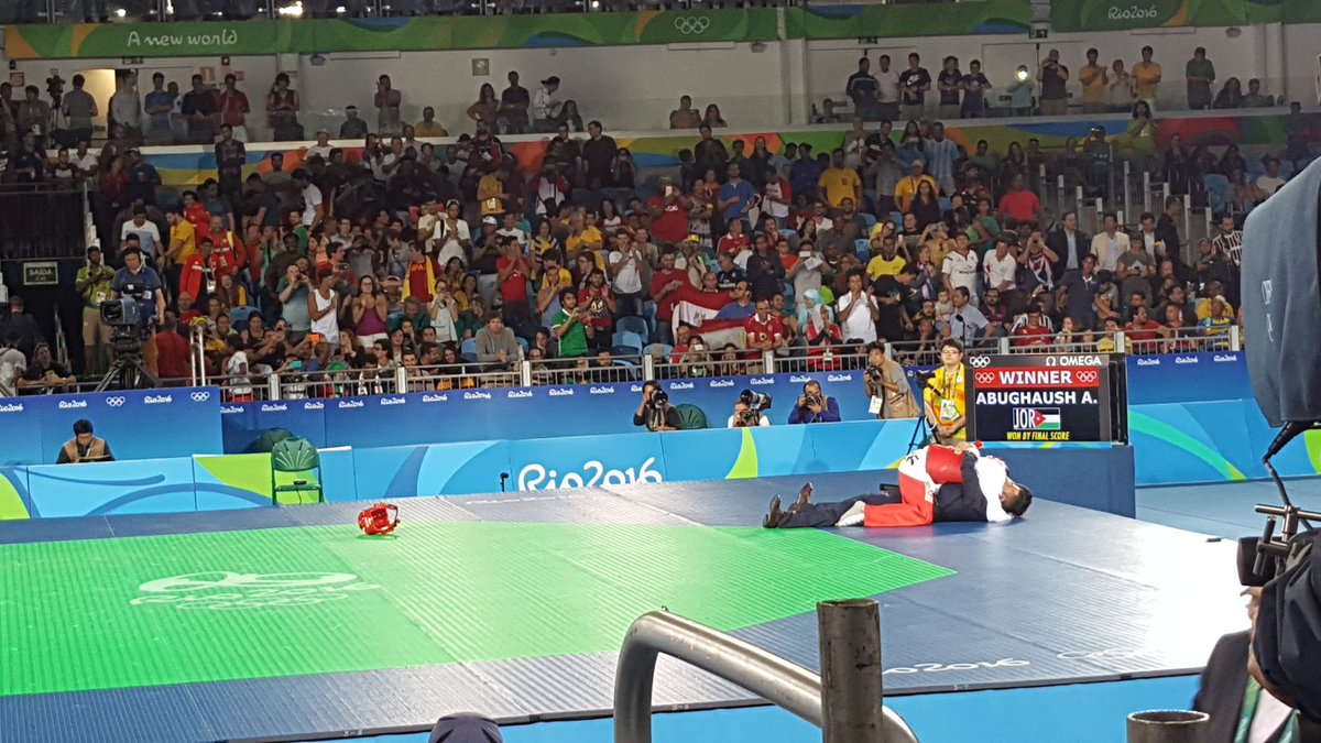 Ahmad Abughaush (#JOR) won #gold in men’s -68kg taekwondo. Congrats! #Olympics #…