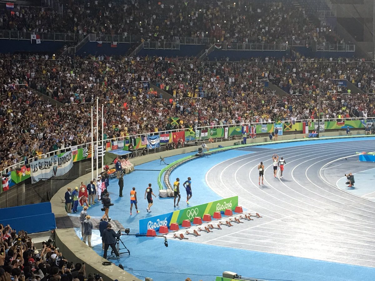 Bolt is in the house! #athletics 200m final …
