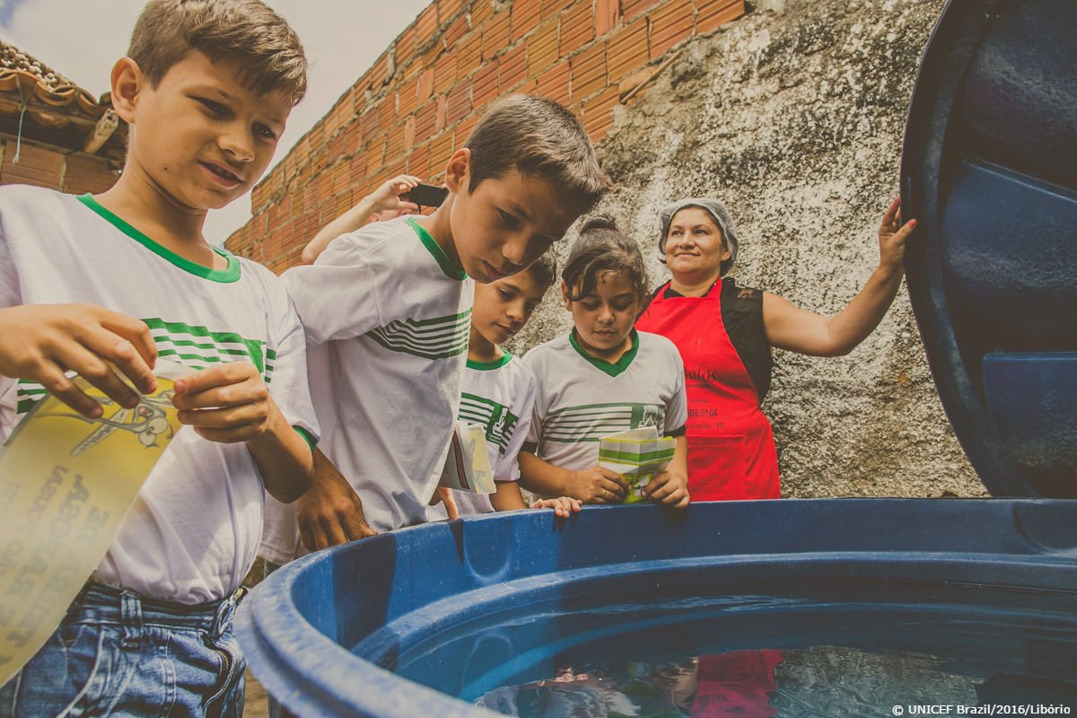 Xô Zika! Children on the front line of #Zika virus vector control in Campina Gra…