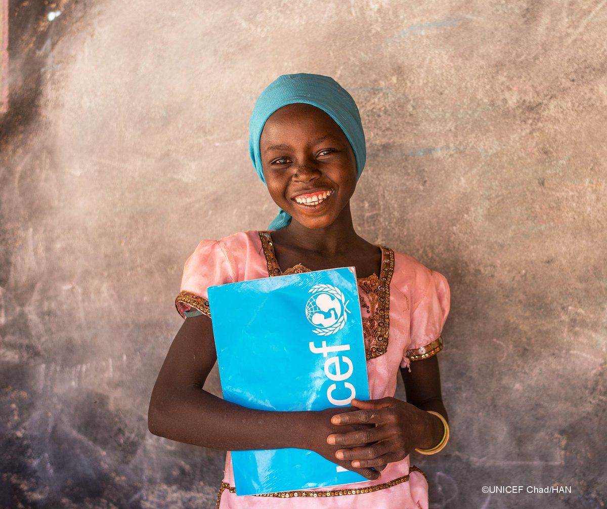 Investing in girls’ education benefits everyone! @UNICEFChad …