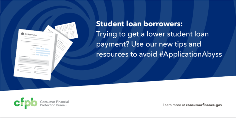 Student loan borrowers: We have resources to help you avoid #ApplicationAbyss.  …