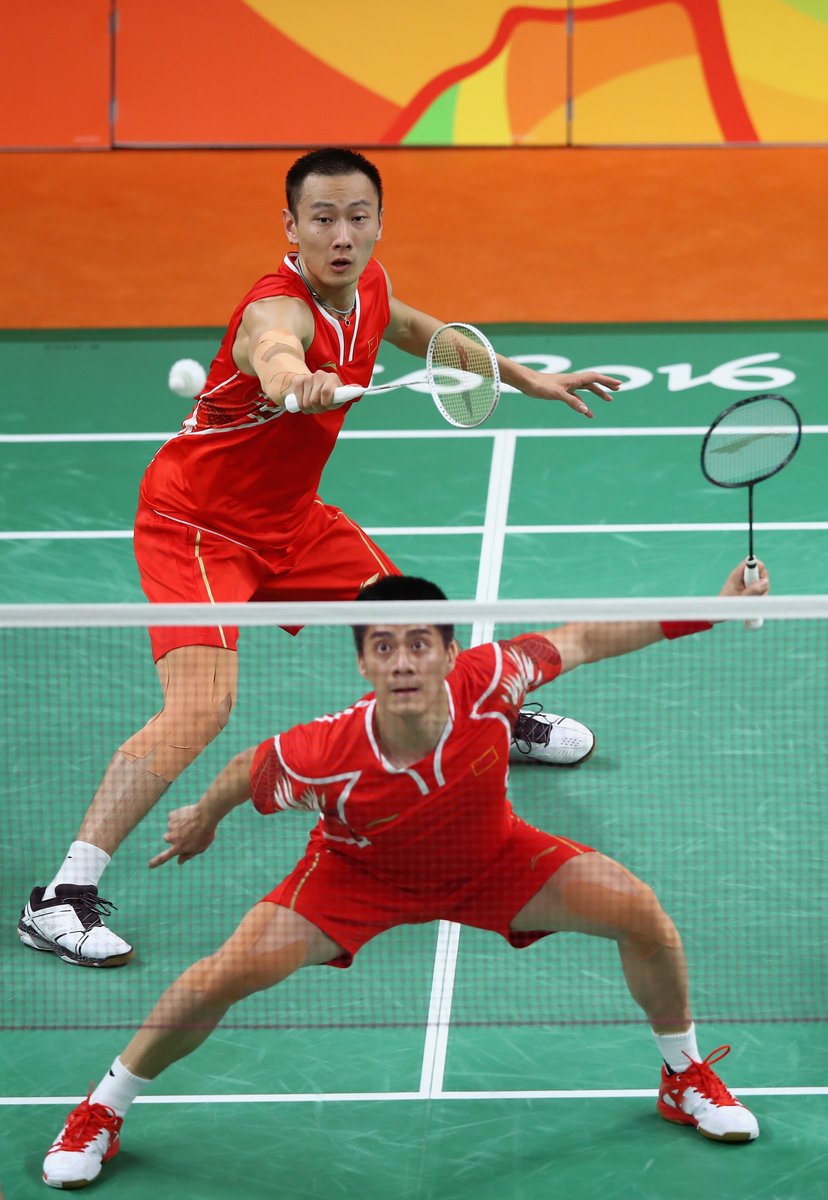 #MAS and #CHN are tied 1 game each in the men’s doubles #gold medal match! #Olym…