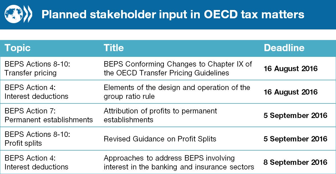 Have an opinion on #tax issues? Here’s yr chance to contribute to discussion dra…