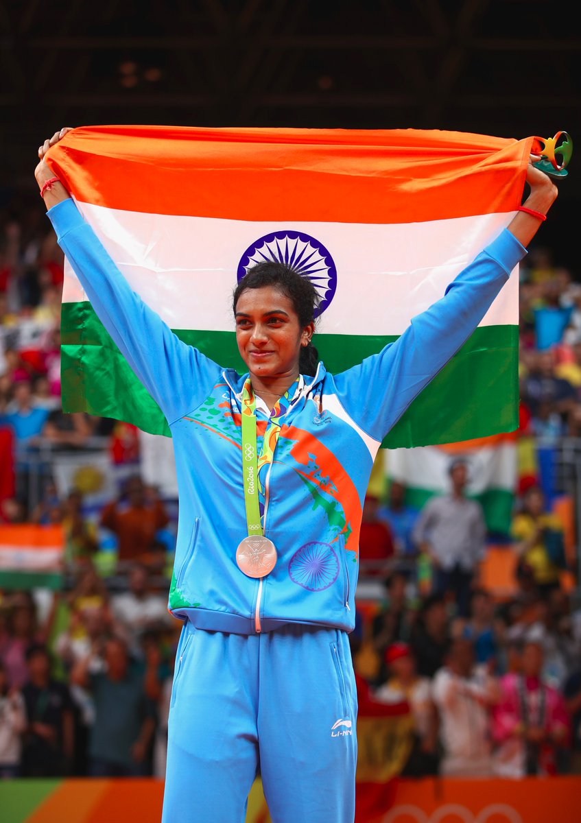 .@Pvsindhu1 became the first female athlete from #IND to win a #silver at the #O…
