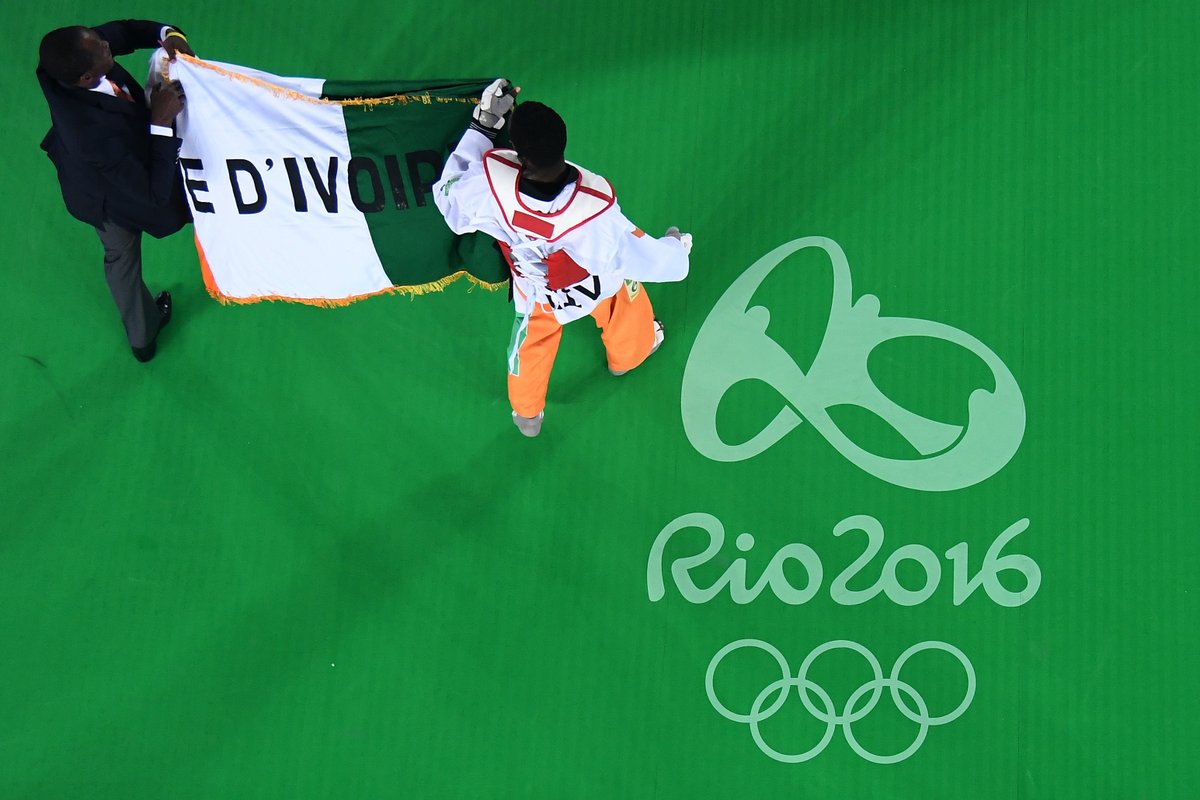 Cheick Sallah J. Cisse wins #CIV’s first ever #Olympics #Gold medal in men’s -80…