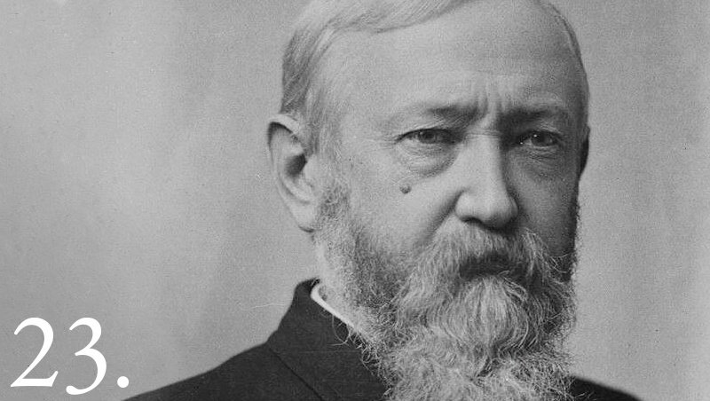 Today in 1833, Benjamin Harrison is born. Learn more about our 23rd President:  …