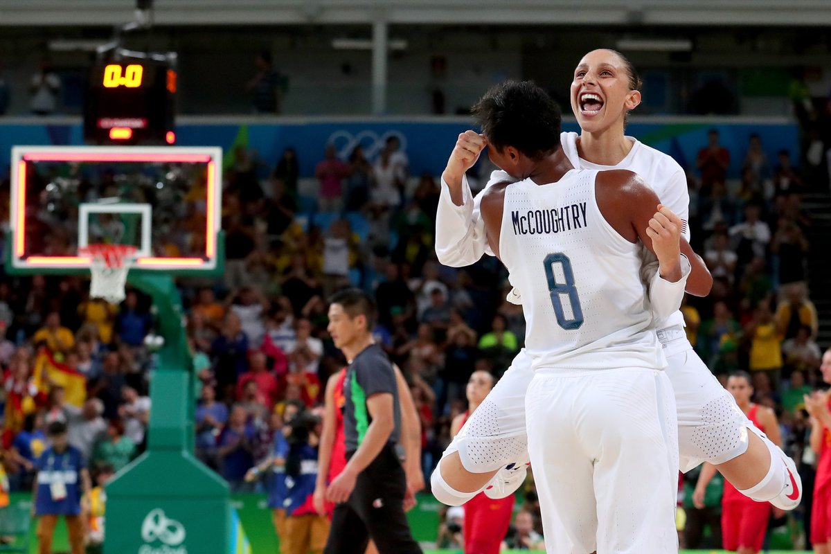 #USA wins 101-72 vs #ESP! #USA shooting % from beyond the arc = 60%! #Olympics #…