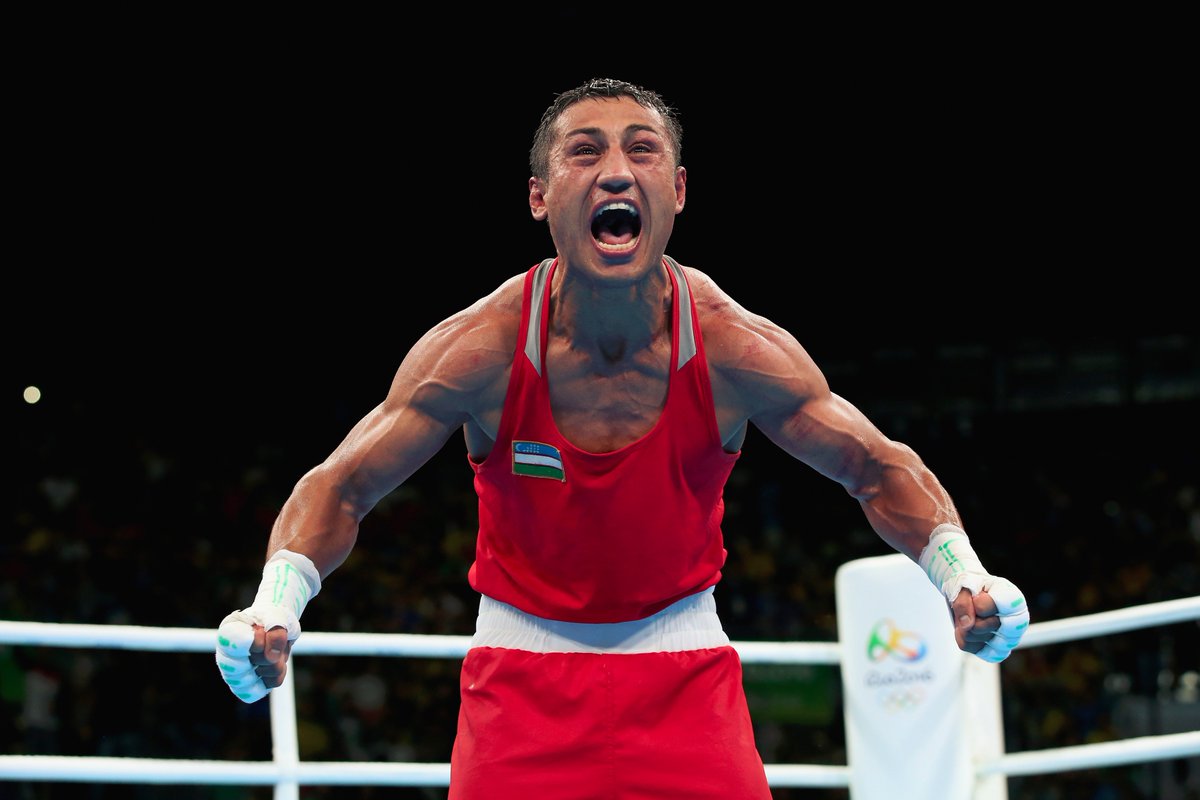 “Yeeeeees!” Congrats F.Gaibnazarov #UZB on winning the #gold in Men’s 64kg #boxi…