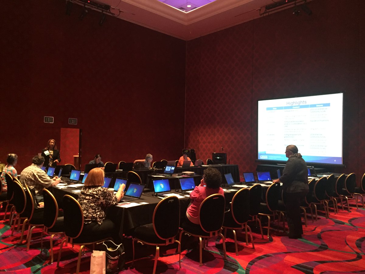Attending #NINAETC? Join our Census workshop happening now in Tuscany Room 12. …