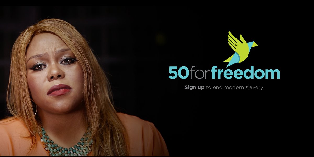 21M people are trapped in modern slavery with no way out. Help us end it:  #Reme…