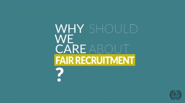 Fair recruitment protects workers’ rights & helps prevent human trafficking,…