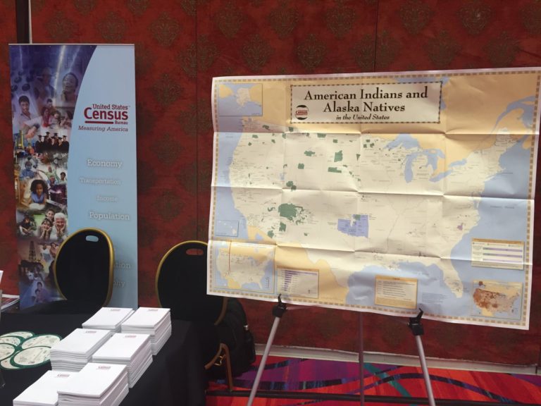 Going, going, gone! Last chance to get your free Census AIAN maps. Stop by booth…