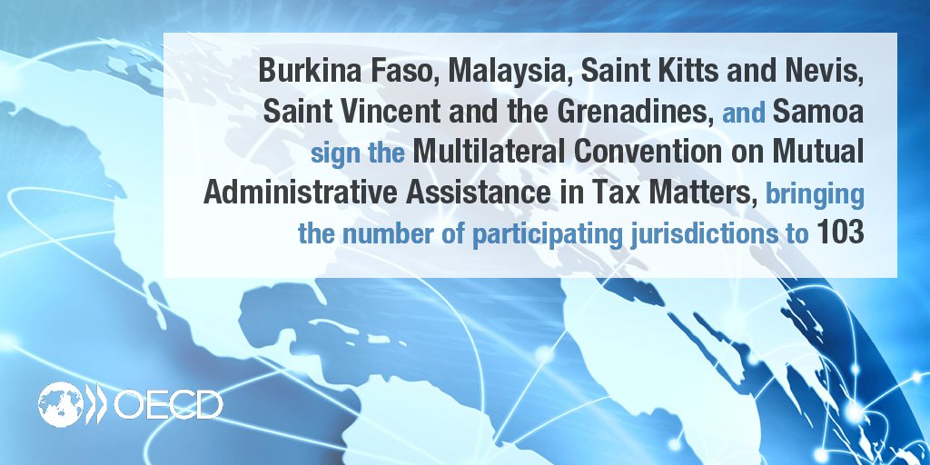 Multilateral Convention for #tax co-operation now w/over 100 participants – read…