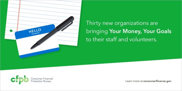 Your Money Your Goals helps low-to moderate-income consumers obtain accurate inf…