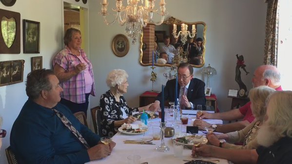 My experiences here brought me to being Secretary-General – BKM visiting his “Am…