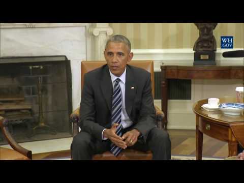 President Obama Meets with Congressional Leadership