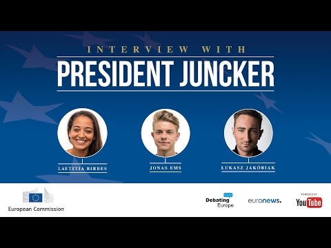 YouTube Interview with President Juncker – English