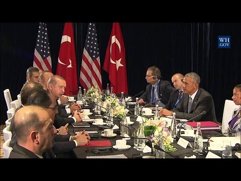 President Obama Meets with President Erdogan