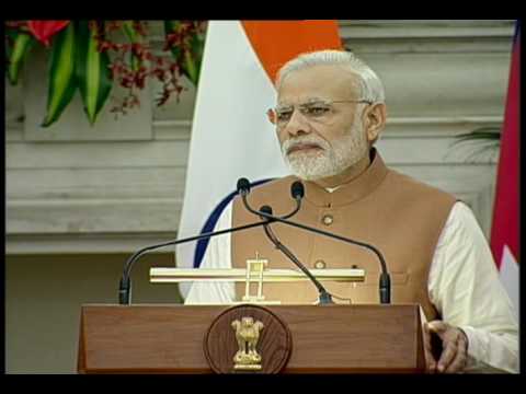 PM Modi’s Speech at Joint Press Statements with PM of Nepal Mr. Pushpa Kamal Dahal