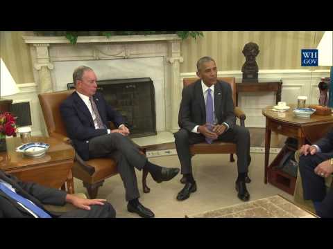 President Obama Holds a Meeting on Trade with Business, Government, and National Security Leaders