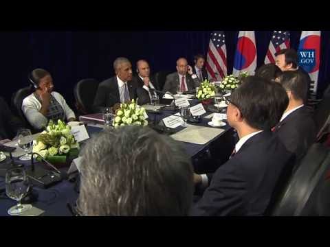 President Obama and President Park