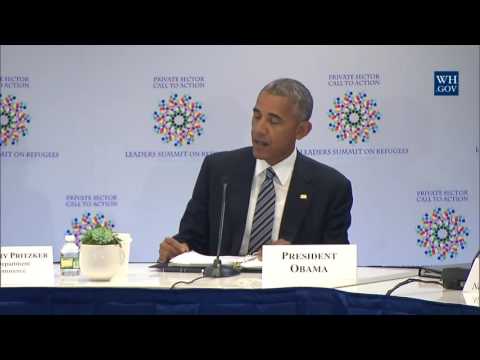 President Obama Attends a CEO Roundtable
