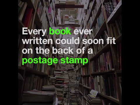 228 We can now store every book written by humans on a surface the size of a postage stamp