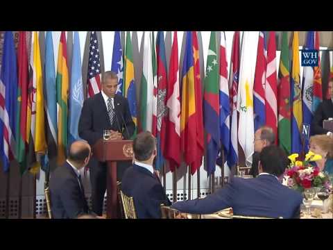 President Obama Attends a Luncheon