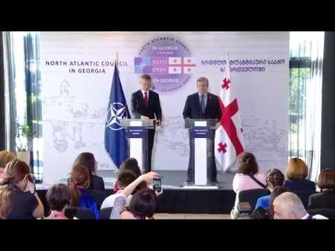 NATO Secretary General with Prime Minister of Georgia, 07 SEP 2016, 1/2