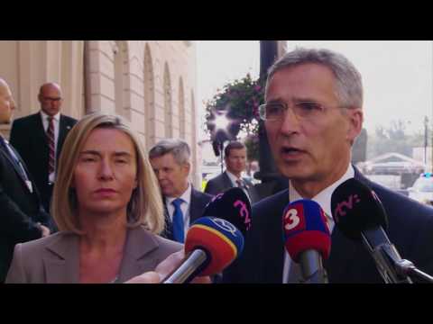 NATO Secretary General with EU High Representative Mogherini, 27 SEP 2016