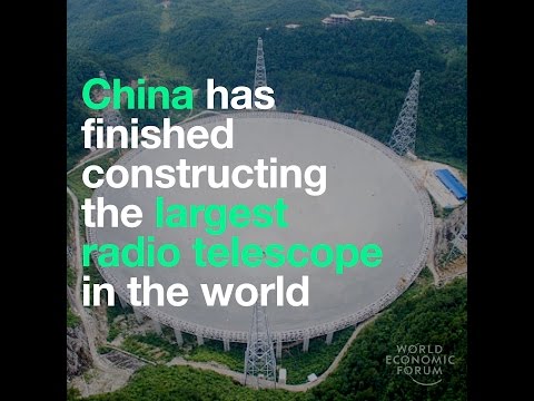 China has finished constructing the largest radio telescope in the world