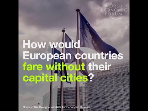 How would European countries fare without their capital cities?