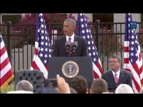 President Obama Speaks at the Memorial Observance