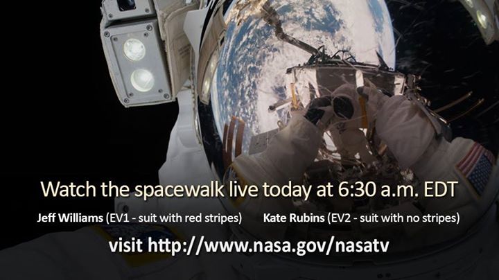 Two astronauts will venture outside the International Space …