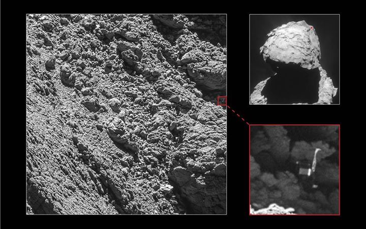 The search is over: we’ve found Philae! 
A conclusive image was taken on 2 Septe…