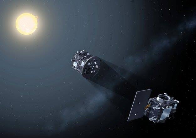 By converging in orbit, a pair of small satellites will open a new view on the s…