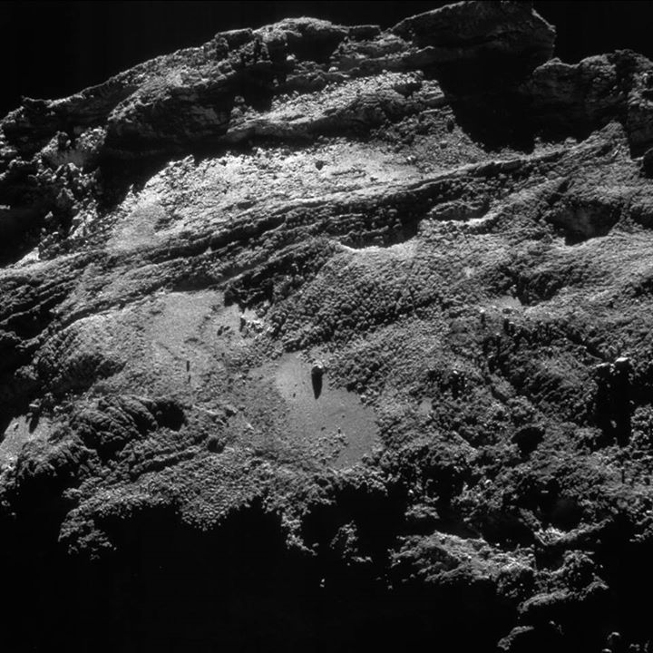 … and this one was taken on 11 September, when the Rosetta Mission was 9 km fr…