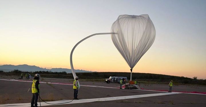 We launched a high-altitude balloon from Arizona carrying a …