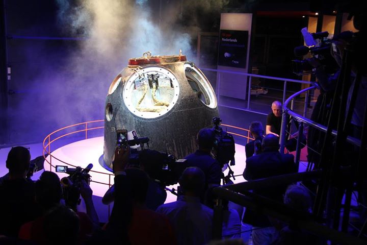 The Soyuz TMA-03M spacecraft, in which Dutch ESA astronaut André Kuipers made hi…