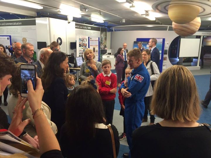 Astronaut Tim Peake is visiting the many science and technology facilities at th…