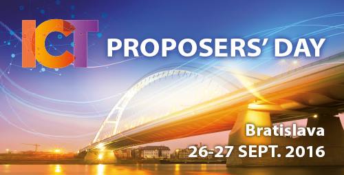 ICT Proposers Day starts today in Bratislava. Innovators, re…
