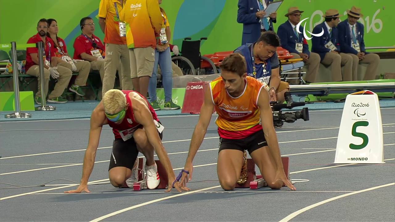 Athletics | Men’s 400m – T11 Round 1 Heat 3 | Rio 2016 Paralympic Games
