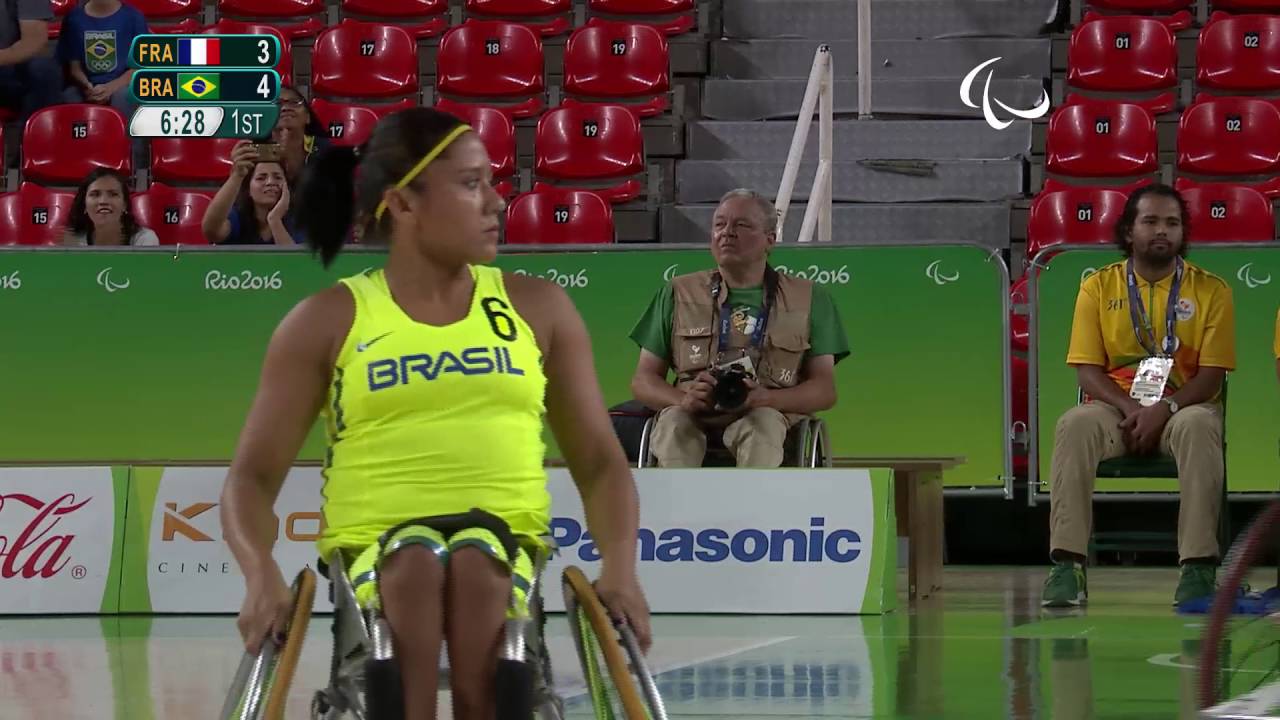 Wheelchair Basketball|France VS Brazil|Women’s-Classification Playoff 7/8|Rio 2016 Paralympic Games