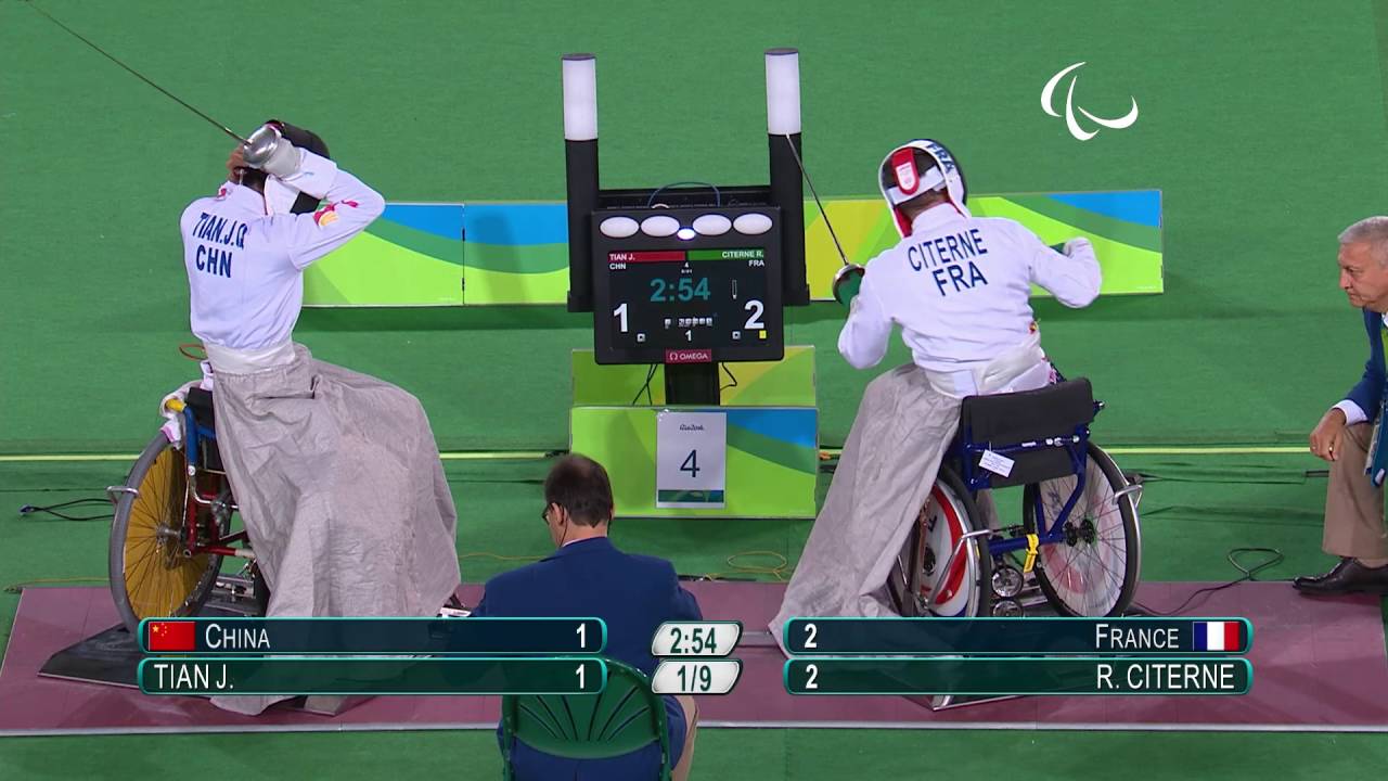 Wheelchair Fencing | France v China | Men’s Team Epee – Final | Rio 2016 Paralympic Games