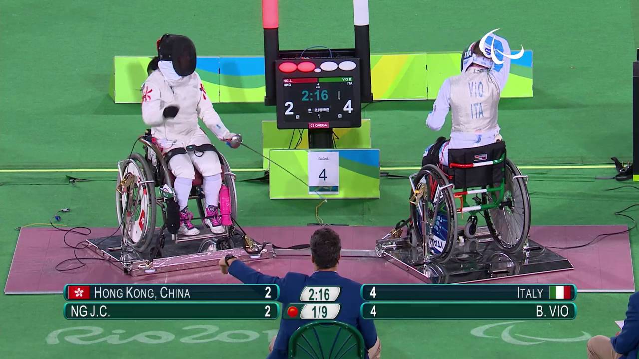 Wheelchair fencing | Italy v Hong Kong, China | Women’s Foil Team Bronze | Rio 2016 Paralympic Games